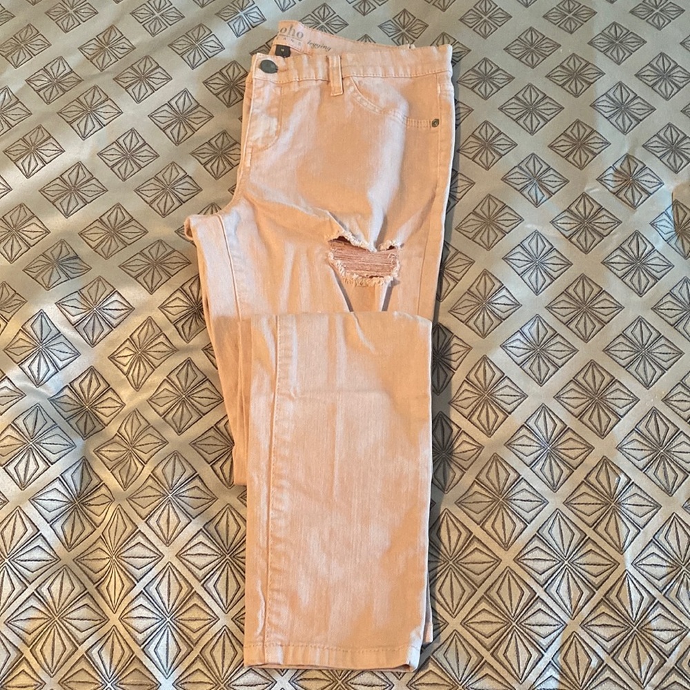 New York& Company distressed jeans